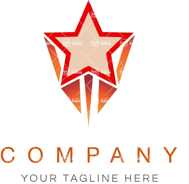 Business Logo Templates - vector graphics in a pack from GraphicMama - Company Logo Design with star in Superhero Style